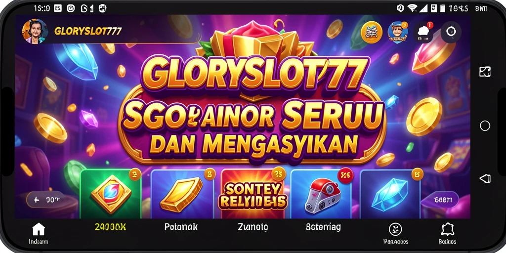 Tampilan gameplay menarik dari GLORYSLOT777 yang penuh keseruan.