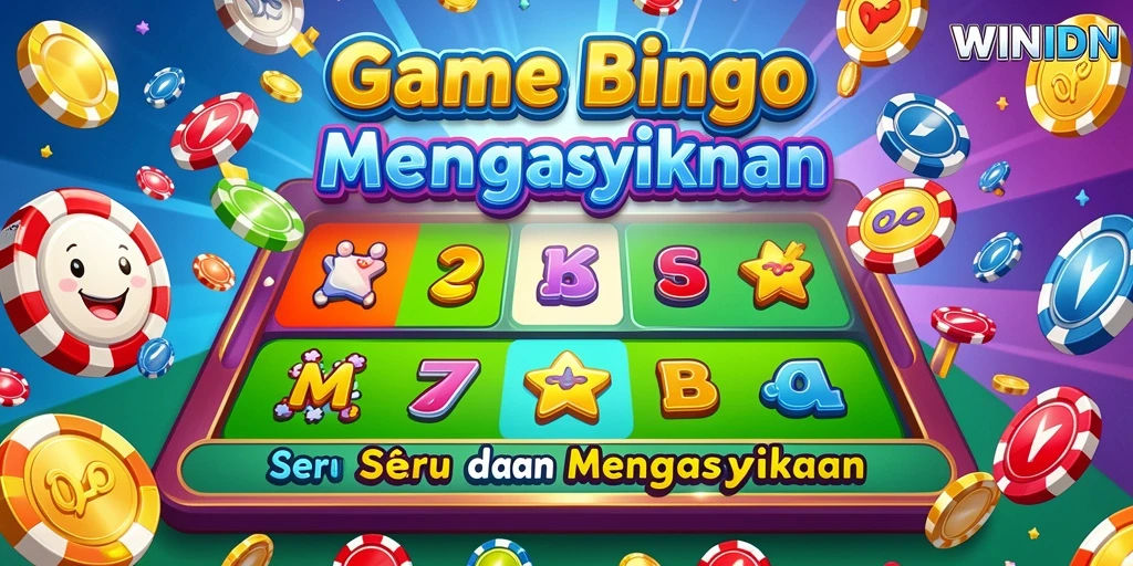 Tampilan gameplay WINIDN yang menarik dan interaktif saat bermain Bingo.