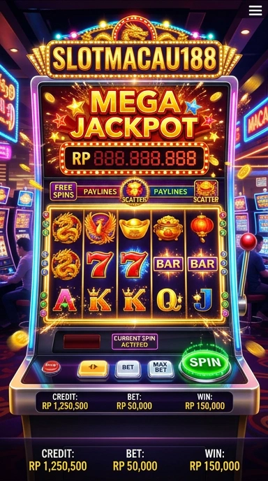 Tampilan fitur unggulan dari aplikasi slotmacau188.